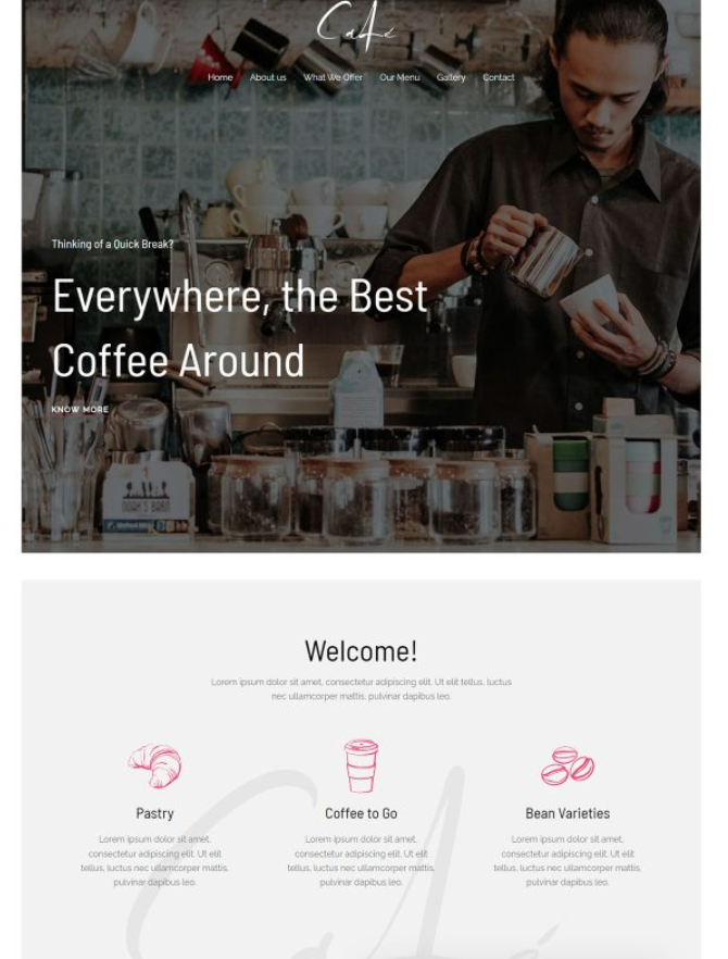 Cafe Web Design Cafe Web Design