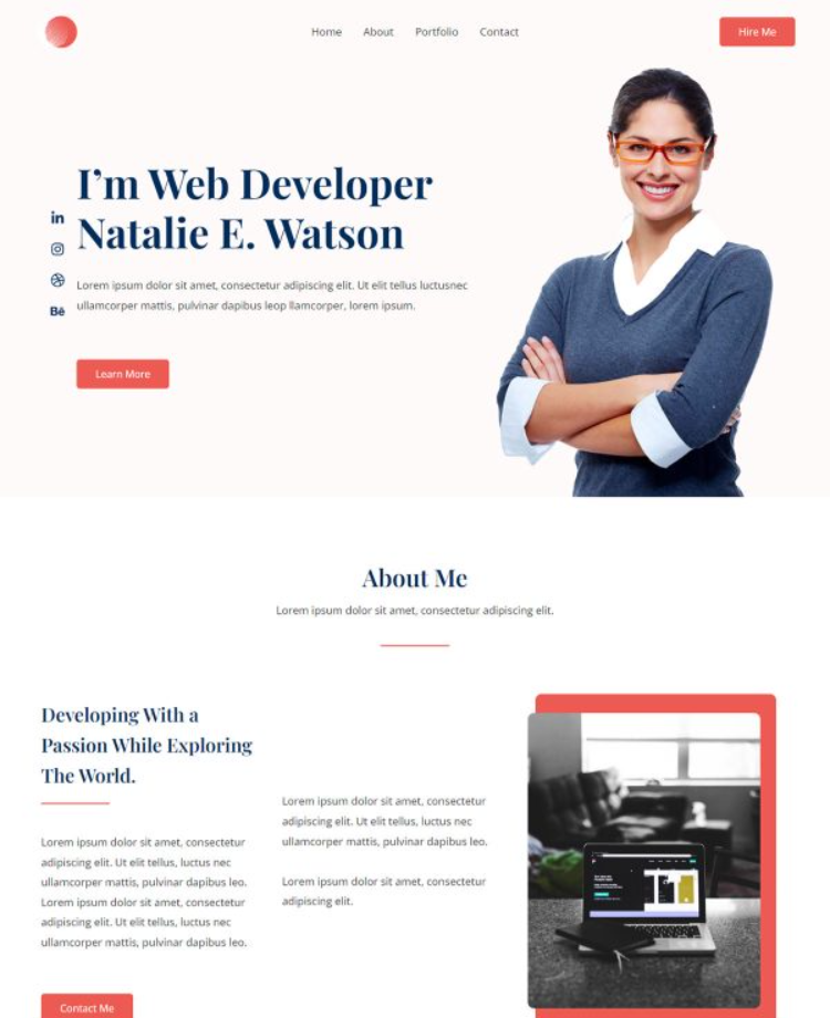 Personal portfolio Personal Portfolio